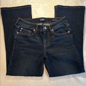 Chaps, jeans, mid-rise crop kick. Medium wash size 4. EUC